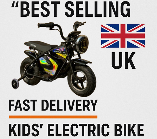 NEW LittleTrax Kids Electric Monkey Bike 350w Dirt bike ride on toy similar to 50cc off road bike
